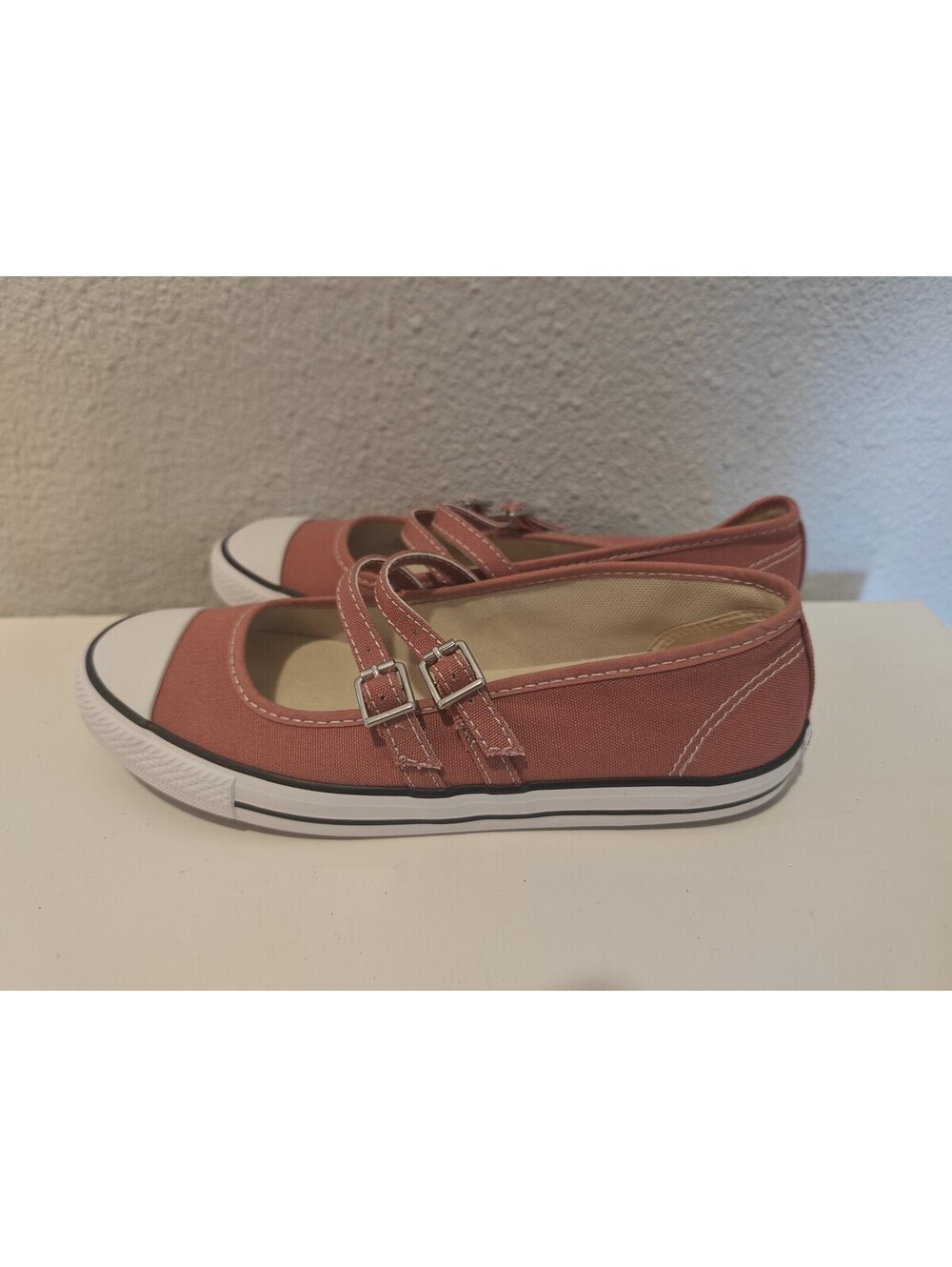 Converse Pink Mary Jane Canvas Sneakers Size 7.5 Women
